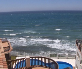 Beachfront Penthouse Apartment with Large Terrace and Breathtaking Sea Views close to Marbella Spain