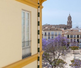 Apartamento con vistas a la Plaza de la Merced junto a la casa de Picasso