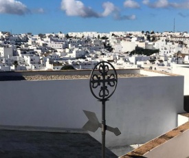 2 bedrooms house with city view and furnished terrace at Vejer de la Frontera 5 km away from the beach