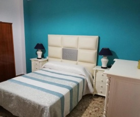 habitación turquesa