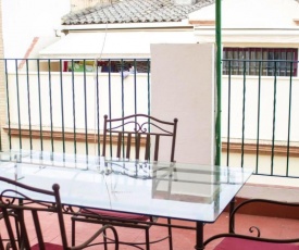 One bedroom appartement with city view terrace and wifi at Sevilla