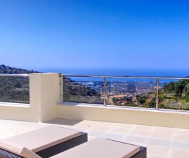 1090 amazing panorama sea view penthouse large terrace heated pool gym