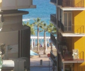 One bedroom appartement at Fuengirola 30 m away from the beach with sea view private pool and terrace