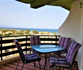 Apartamento Roquetas de Mar Urbanización, 2 dormitorios, Gran Terraza con vista al mar, wi-fi, parking y piscina